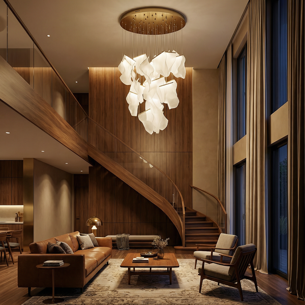 Lustre de Prestige Forme Monumentale Design Somptueux – Colossal