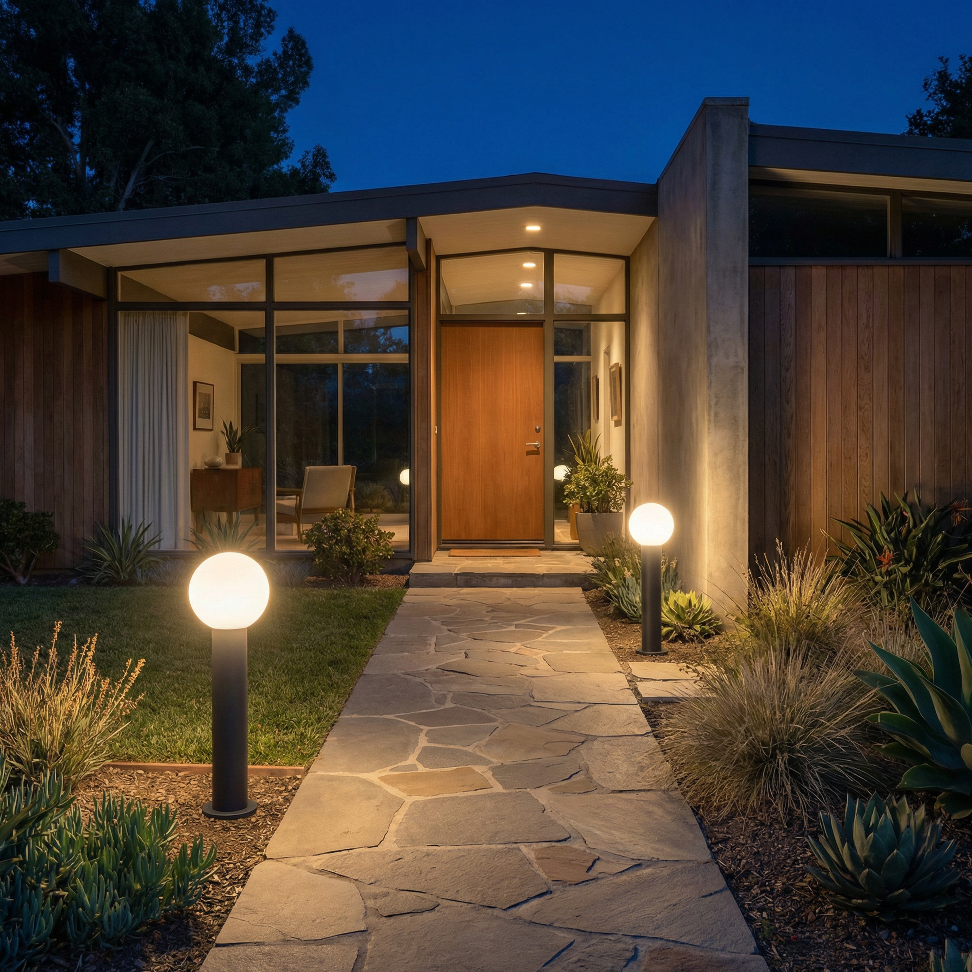 Luminaire d'extérieur Orbiron vue détail | Luxarmonie