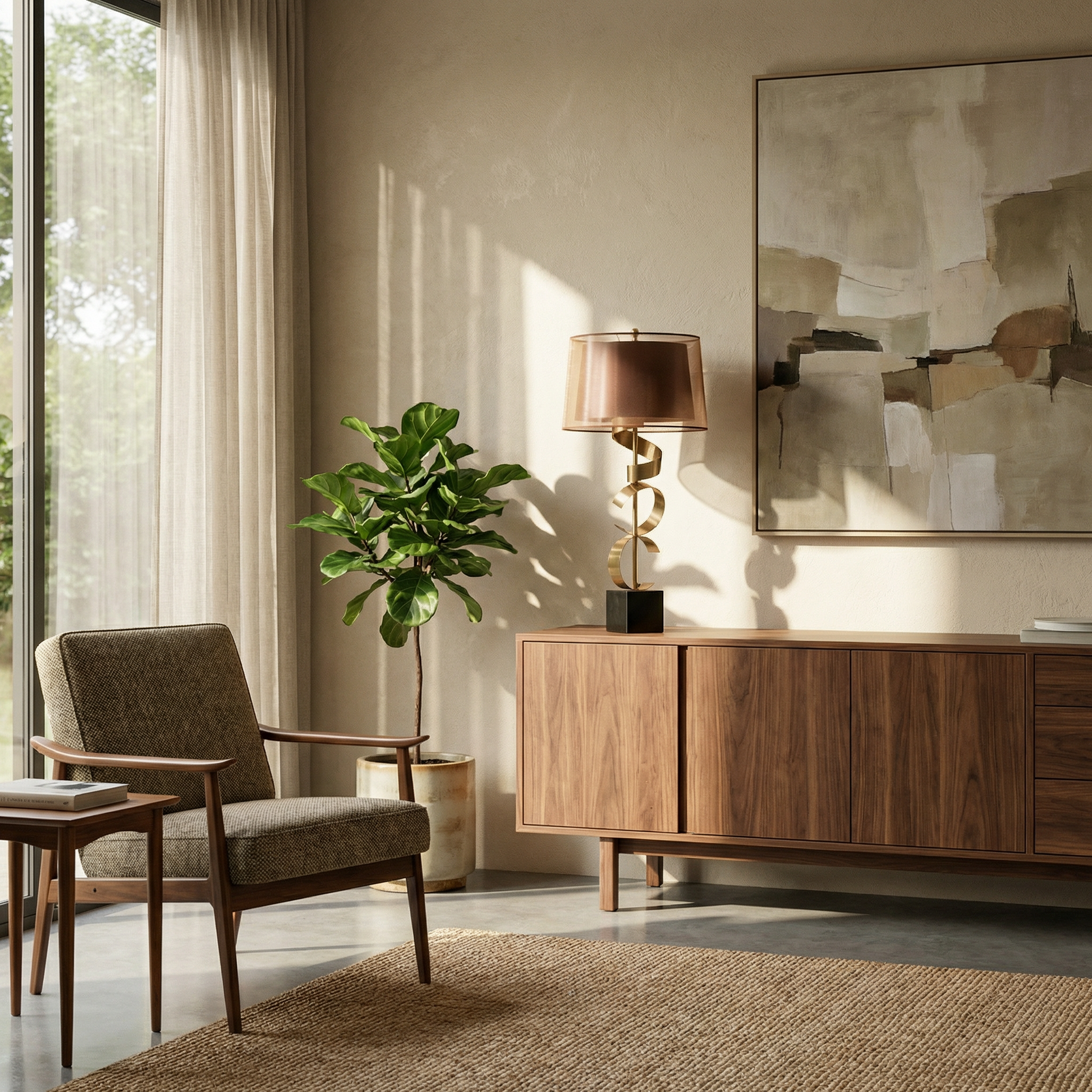 Lampe à poser Aéra vue ambiance | Luxarmonie