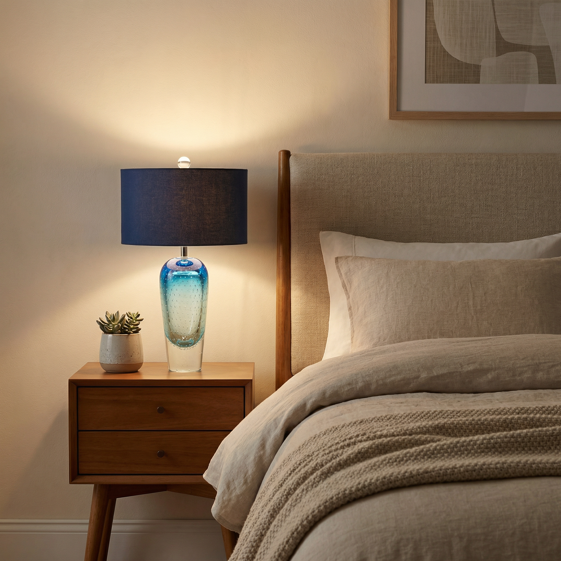 Lampe à poser Brezza vue détail | Luxarmonie