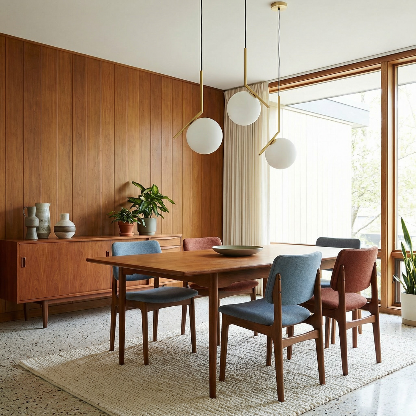 Suspension Art Déco en Métal Poli – Serenysium