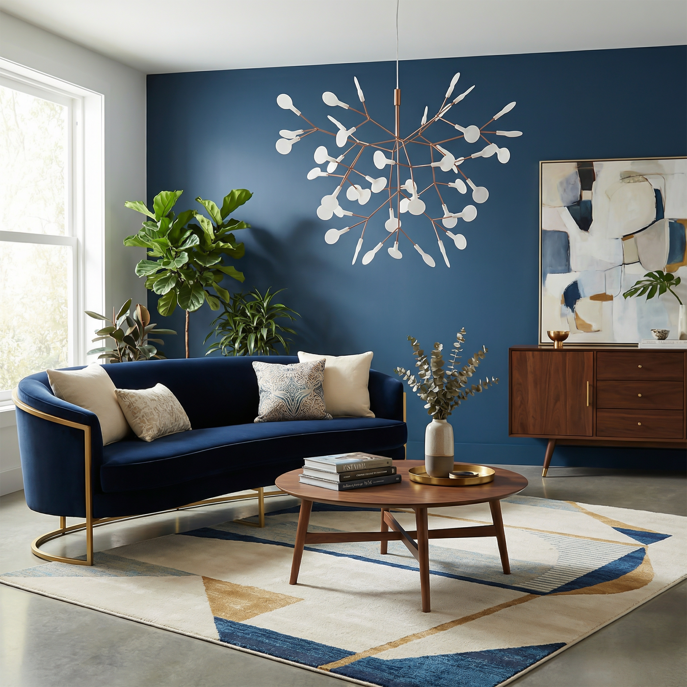 Suspension Design Branche Nordique Éclat Sculptural – Firefly