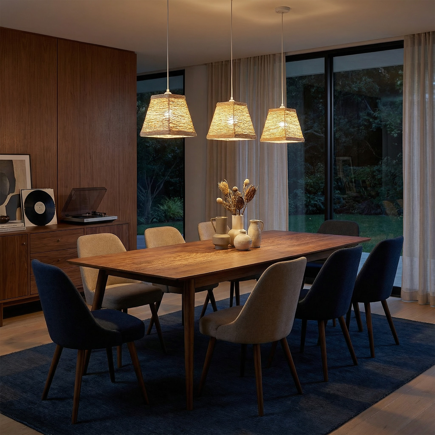 Suspension Art Nordique en Rotin pour Chambre d'Enfant – Serenova