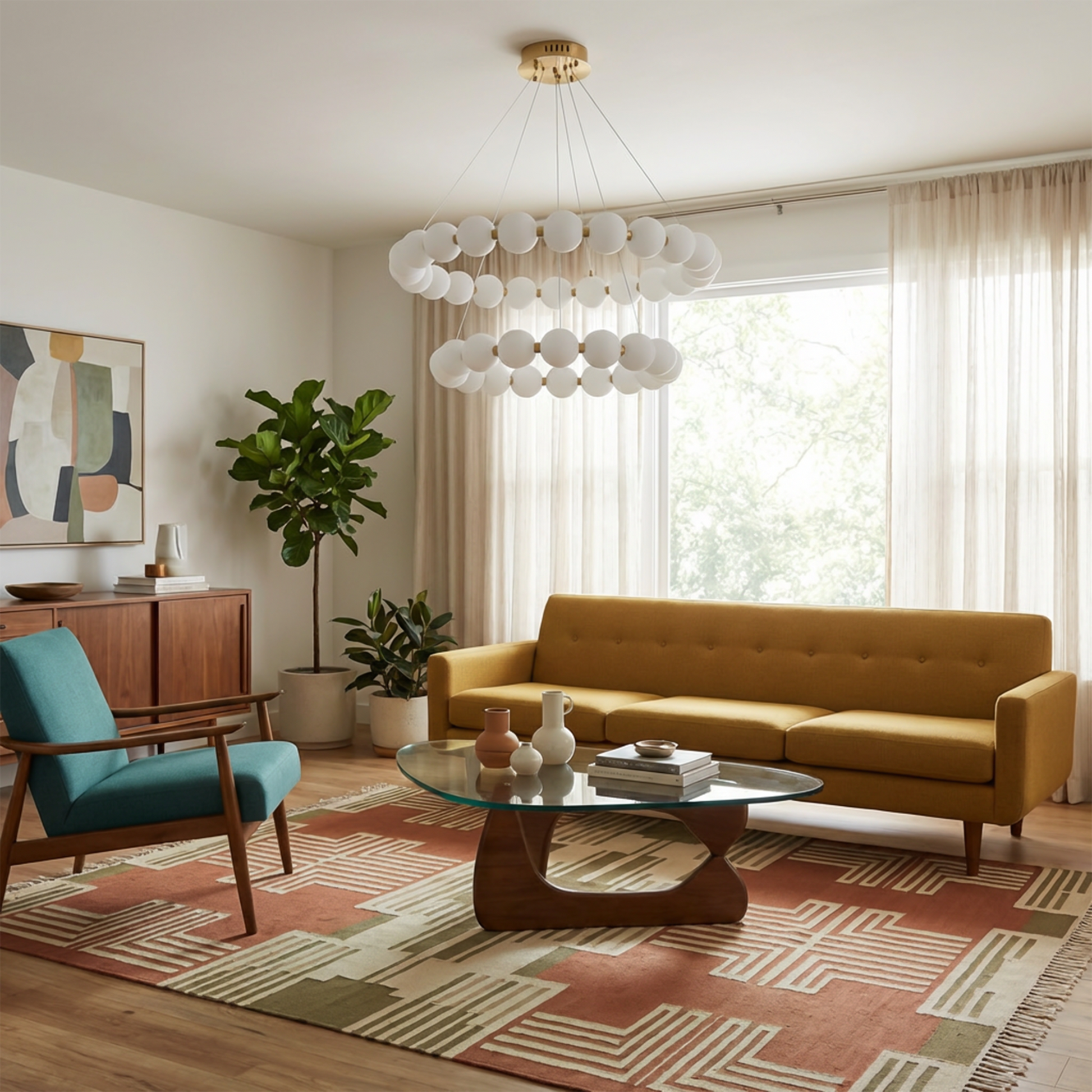 Plafonnier Design Suspendu avec LED Écoénergétique – Stratos