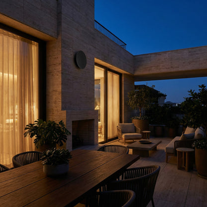 Noxéa Outdoor Luminaire Ambient View | Luxarmonie
