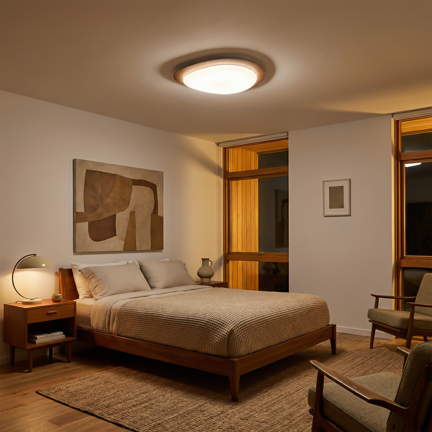 Plafonnier Boisé vue détail | Luxarmonie