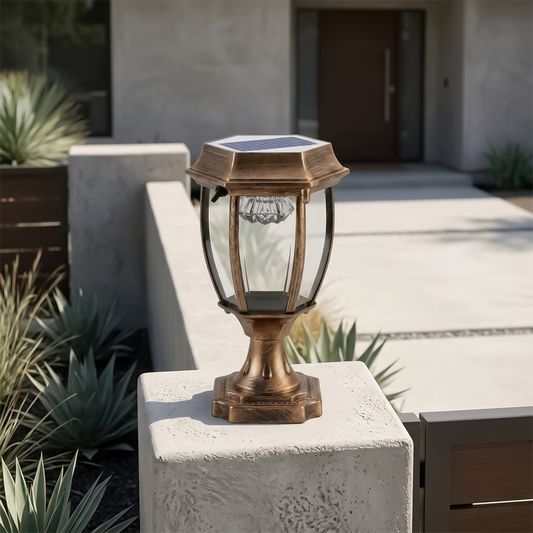 Lampe à poser Solaire Extérieure en Aluminium – Callistoria