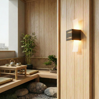 Applique murale moderne noire salon – modèle Orphéon