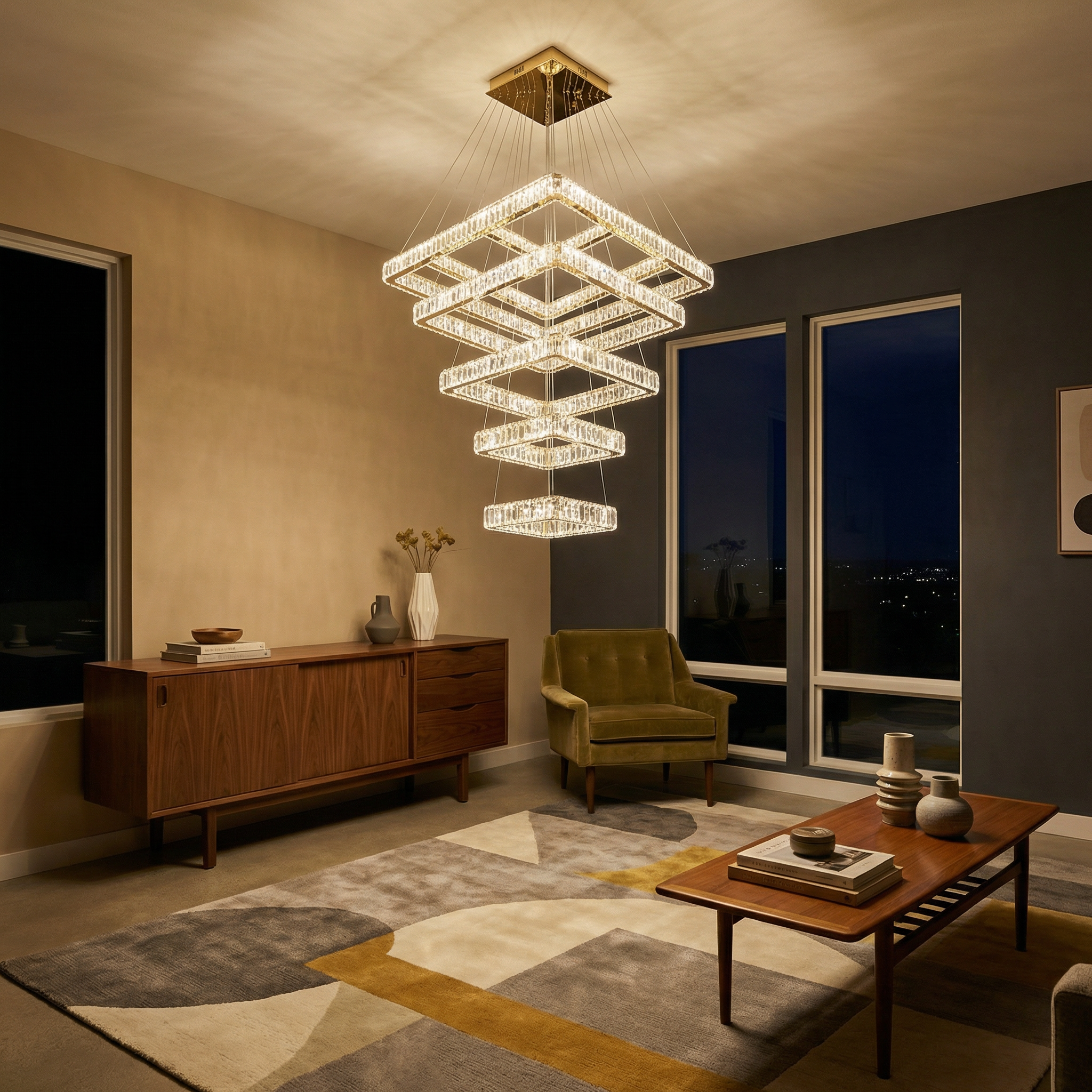 Lustre Cristarve vue détail | Luxarmonie