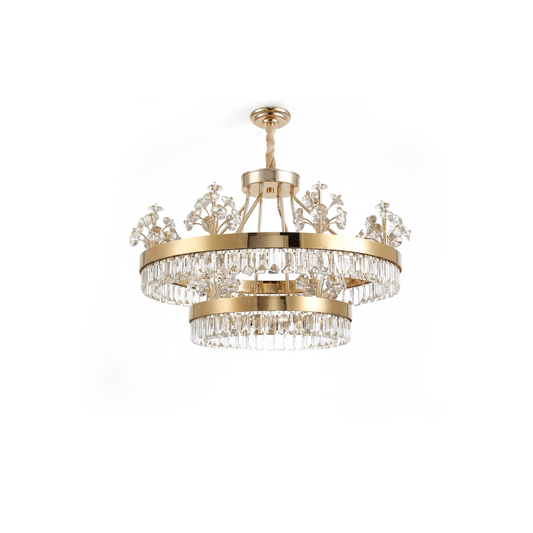 Plafonnier Intérieur Haut de Gamme Inspiration Cristalline – Rosée