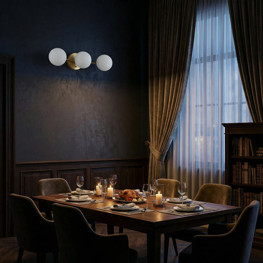 Applique murale LED en métal noir pour chambre – Nova