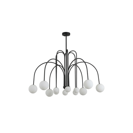 Lustre Haut de Gamme Élément Sculptural Style Méditerranéen – Forgiato