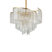 Suspension Artistique Cristaux Torsadés Ambiance Majestueuse – Illumia