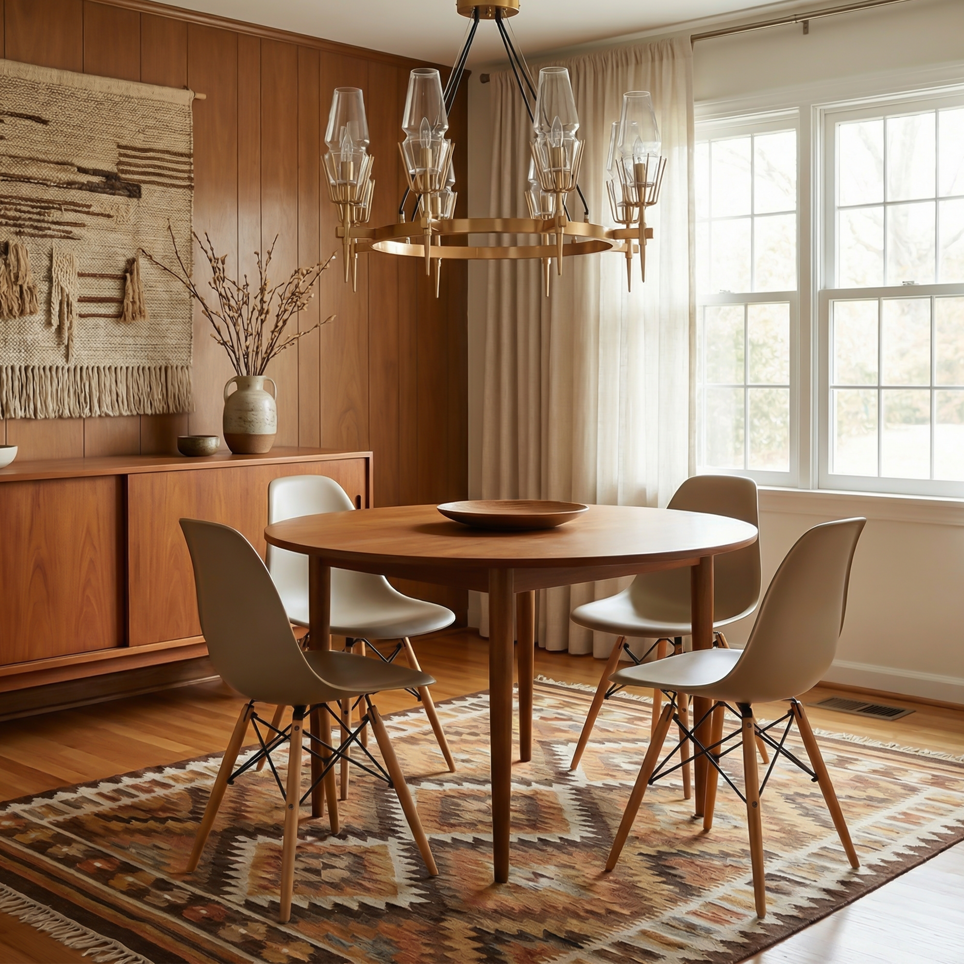 lustre Sable Doré vue ambiance | Luxarmonie