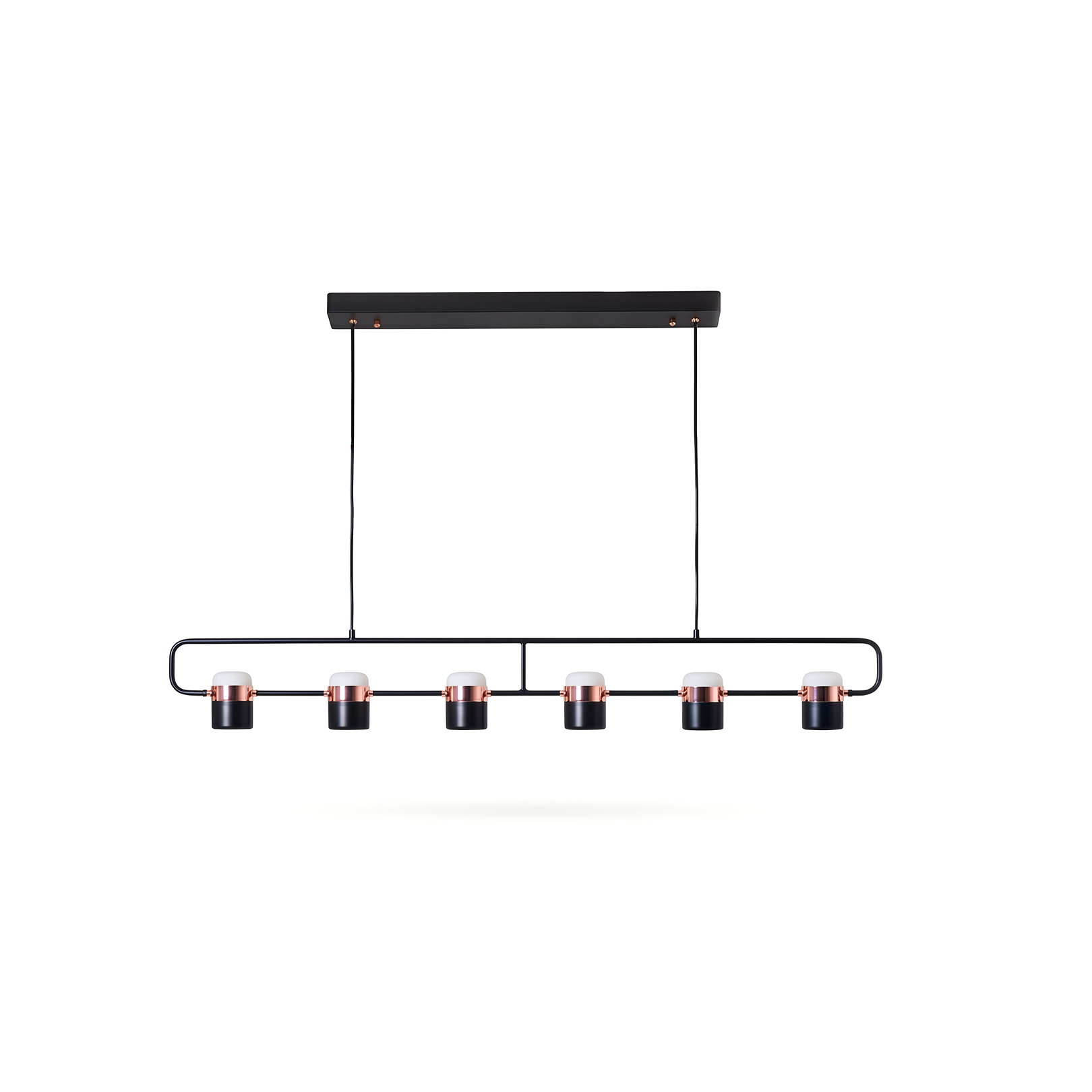 Suspension Métal Noir LED Design Moderne – Juriane
