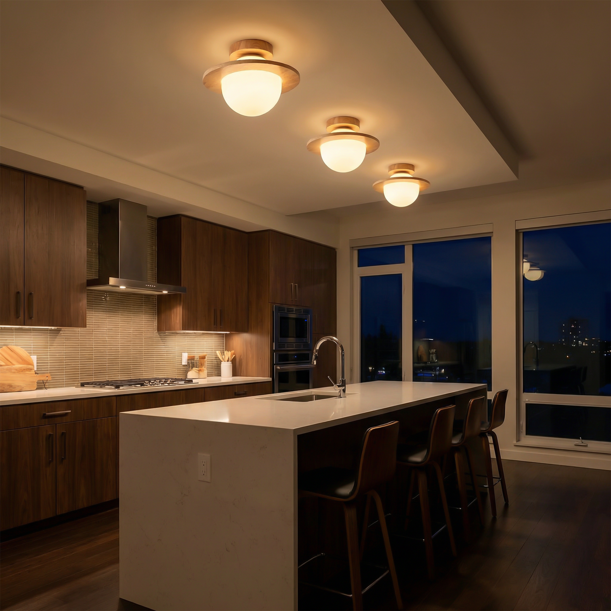 Plafonnier Eclisio vue détail | Luxarmonie