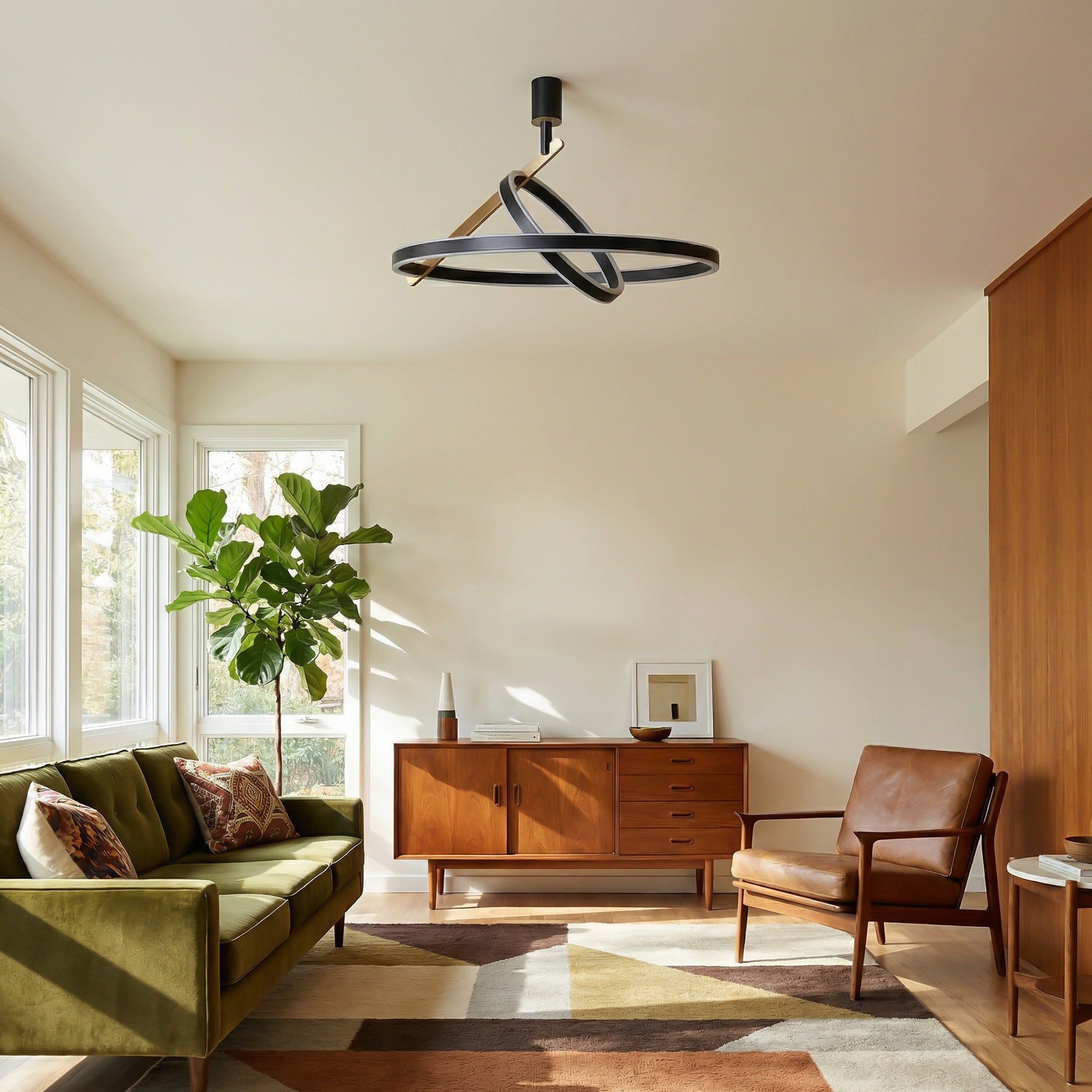 Plafonnier Circadia vue ambiance | Luxarmonie