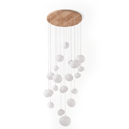 Lustre moderne en alliage pour salons et escaliers – Orialys