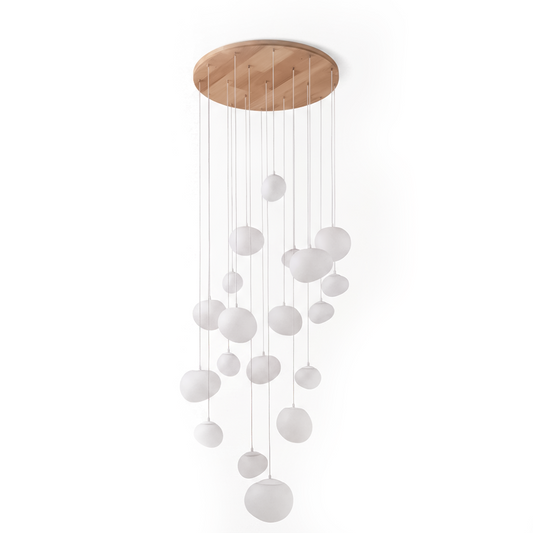 Lustre moderne en alliage pour salons et escaliers – Orialys