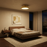 Plafonnier LED moderne en aluminium pour chambre – Alumin