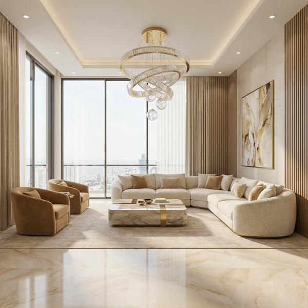 Lustre Cristal Moderne pour Salon et Salle à Manger – Cristarion