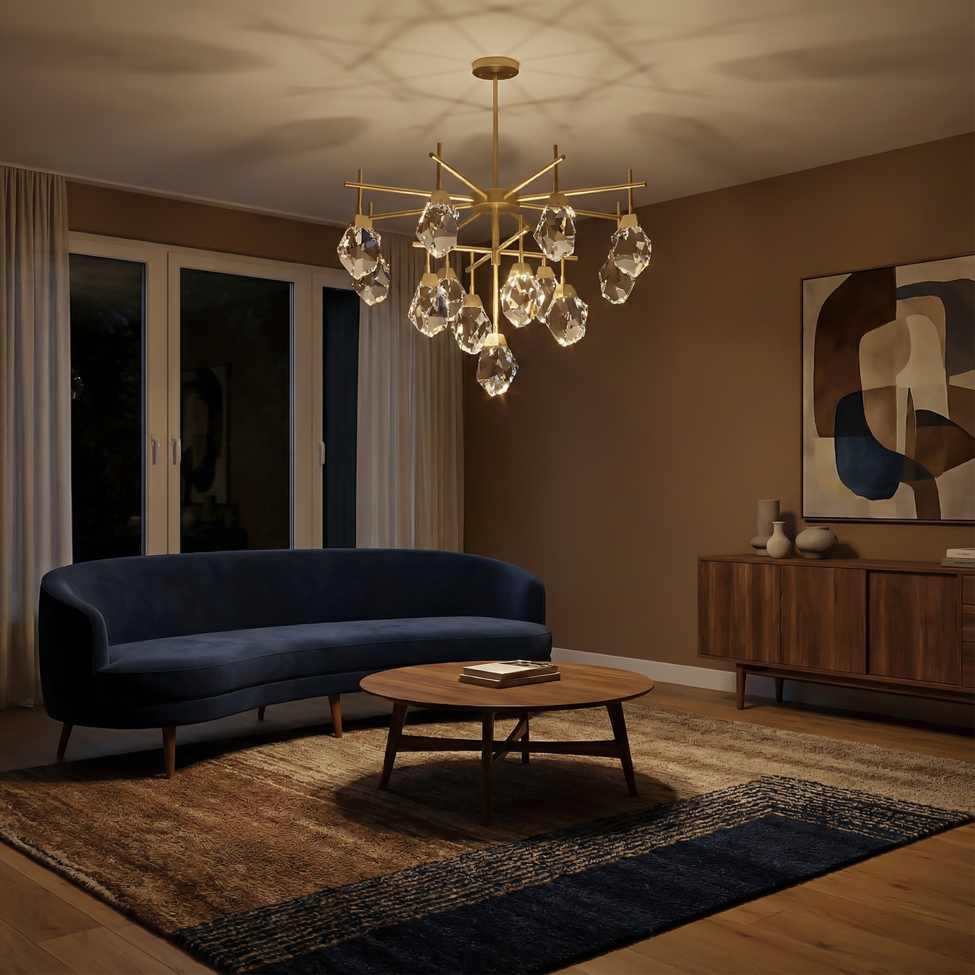 Suspension Élégante Forme Anneau Finition Luxueuse – Orbis