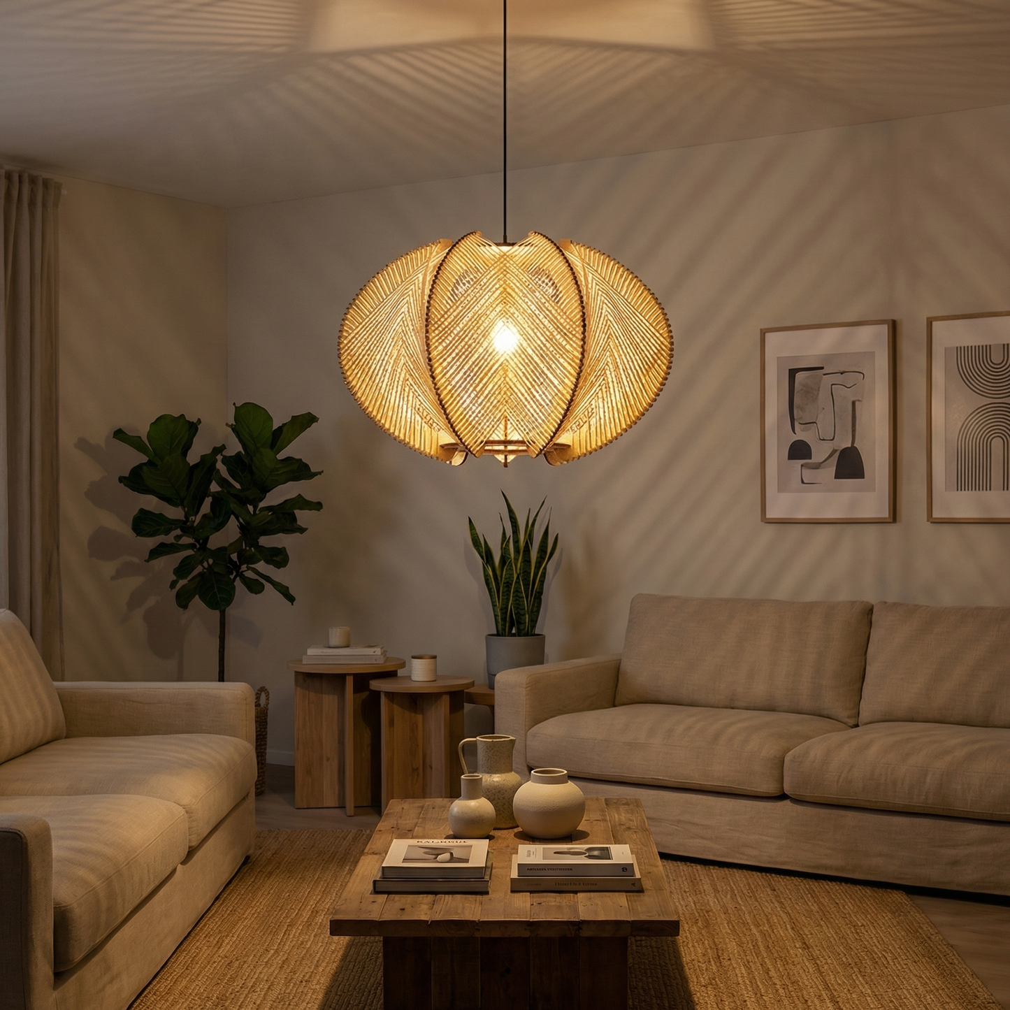 Suspension Calyne vue détail | Luxarmonie