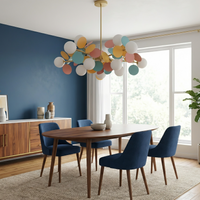 Suspension Artistique LED Ambiance Joyeuse – Auréna