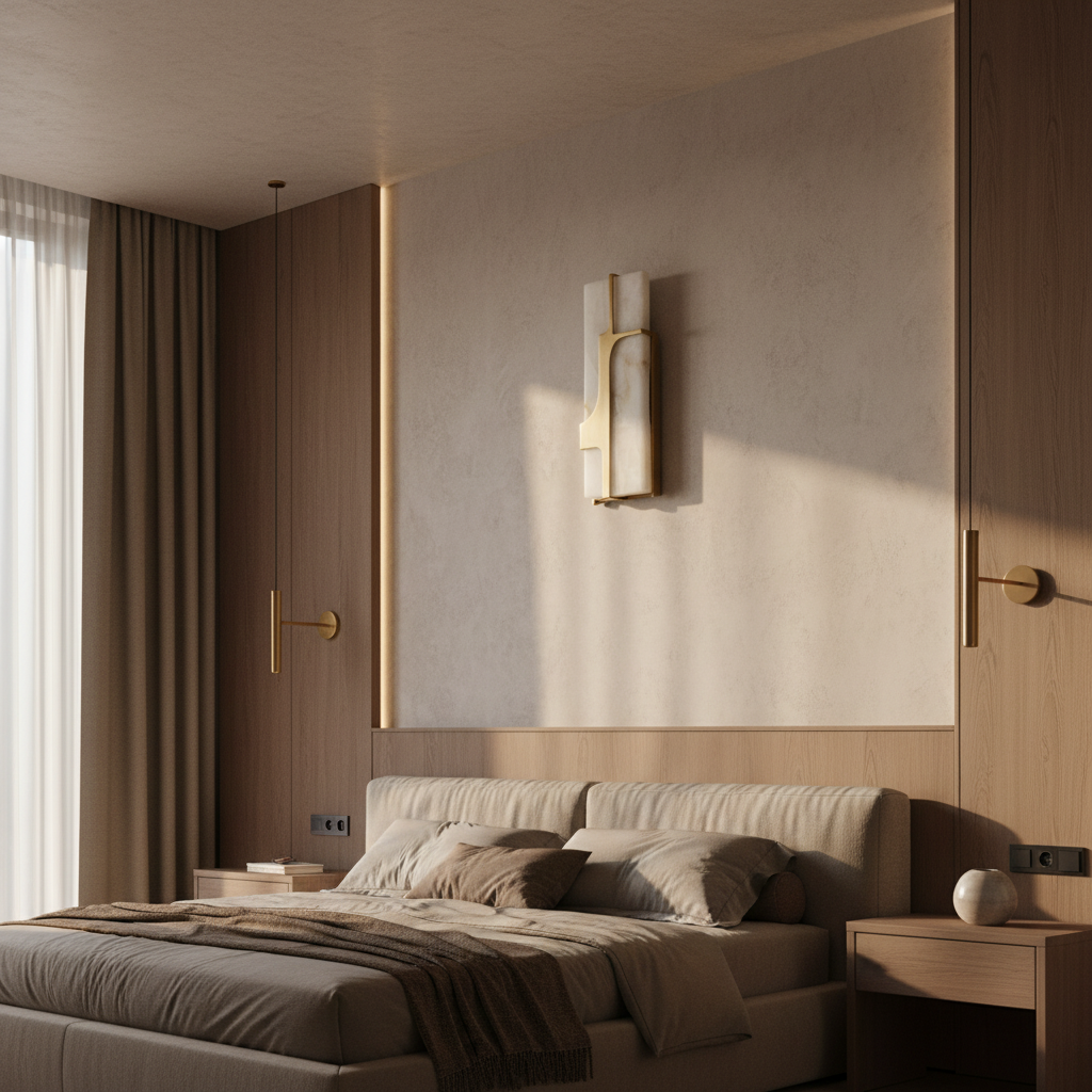 Applique Mural Contemporain Finition Lisse & Ambiance Relaxante – Lumésia