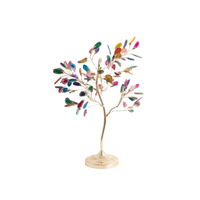 Lampe de Chevet Arbre Style Sculptural Feuilles Multicolores – Auror