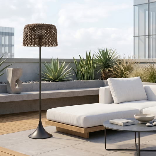 Lampe de jardin extérieur en métal tressé – Verilumo