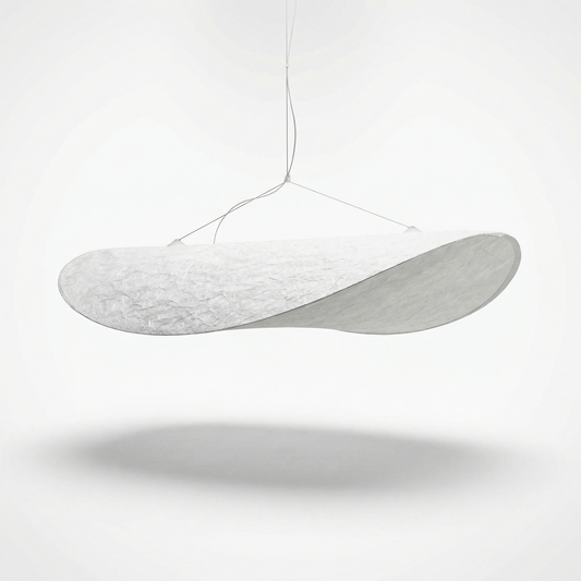 Suspension Texturé en Tyvek Ambiance Apaisante – Arc Lunaire