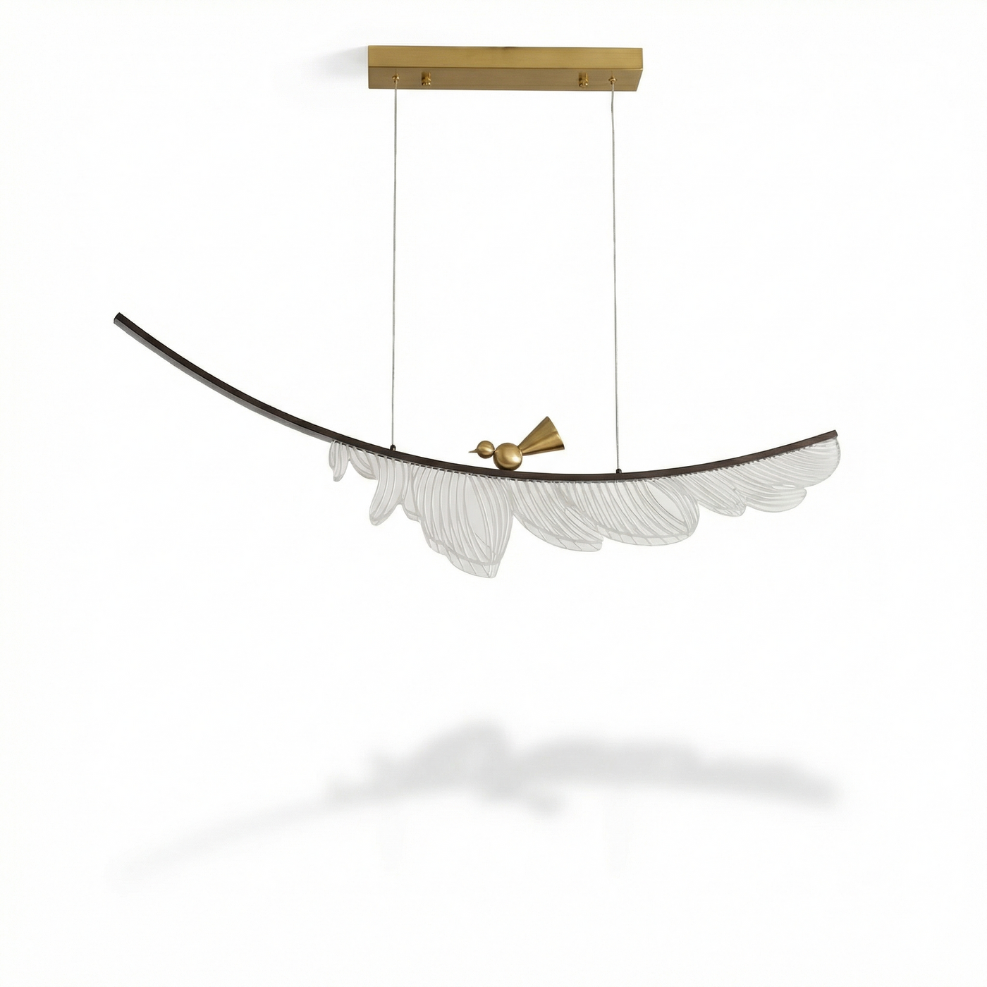 Suspension LED en cuivre pour salon et salle à manger – Candeluxa