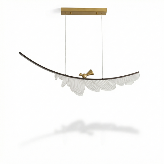 Suspension LED en cuivre pour salon et salle à manger – Candeluxa