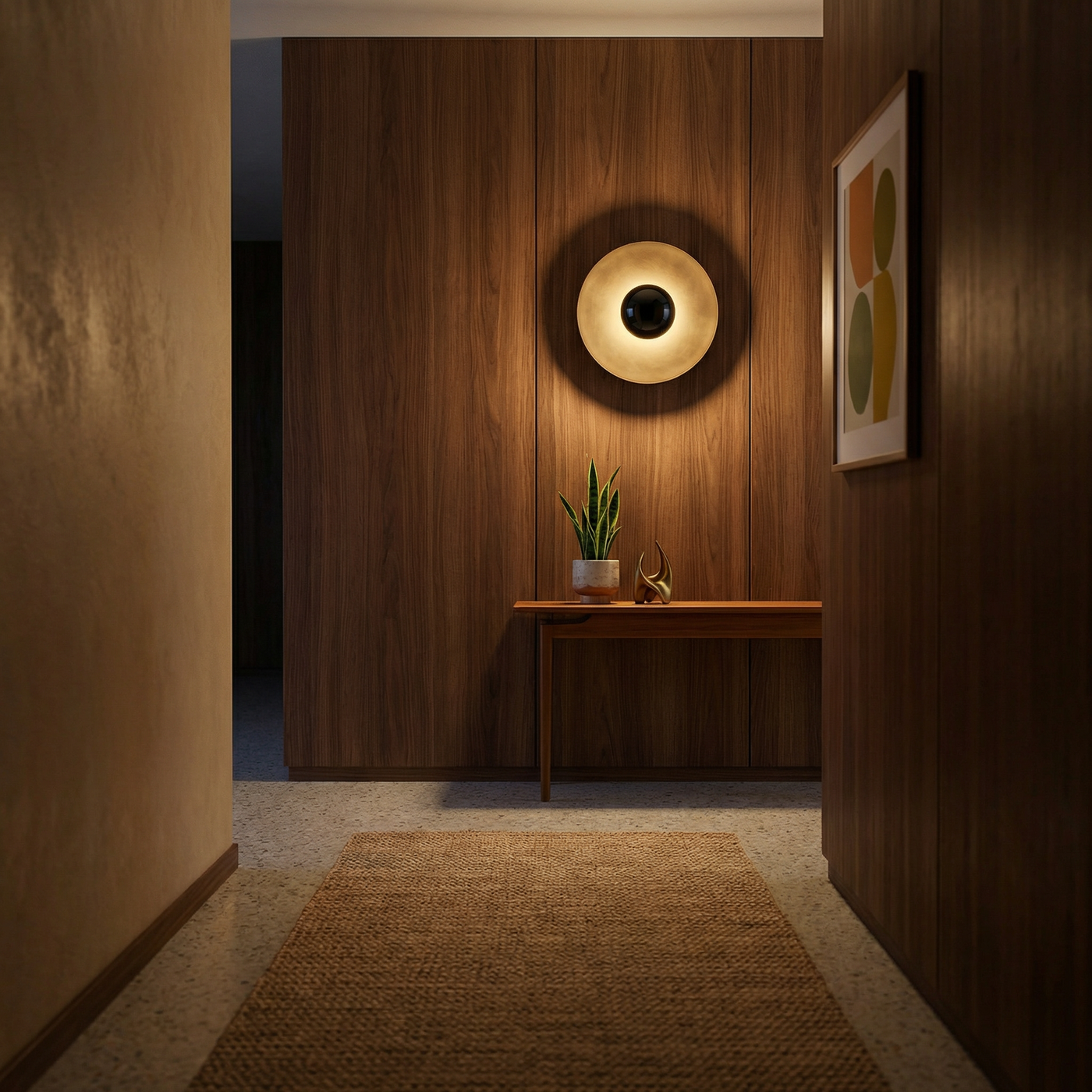 Applique Murale Moderne Installation Facile et Style Épuré – Éclipse Lunaire