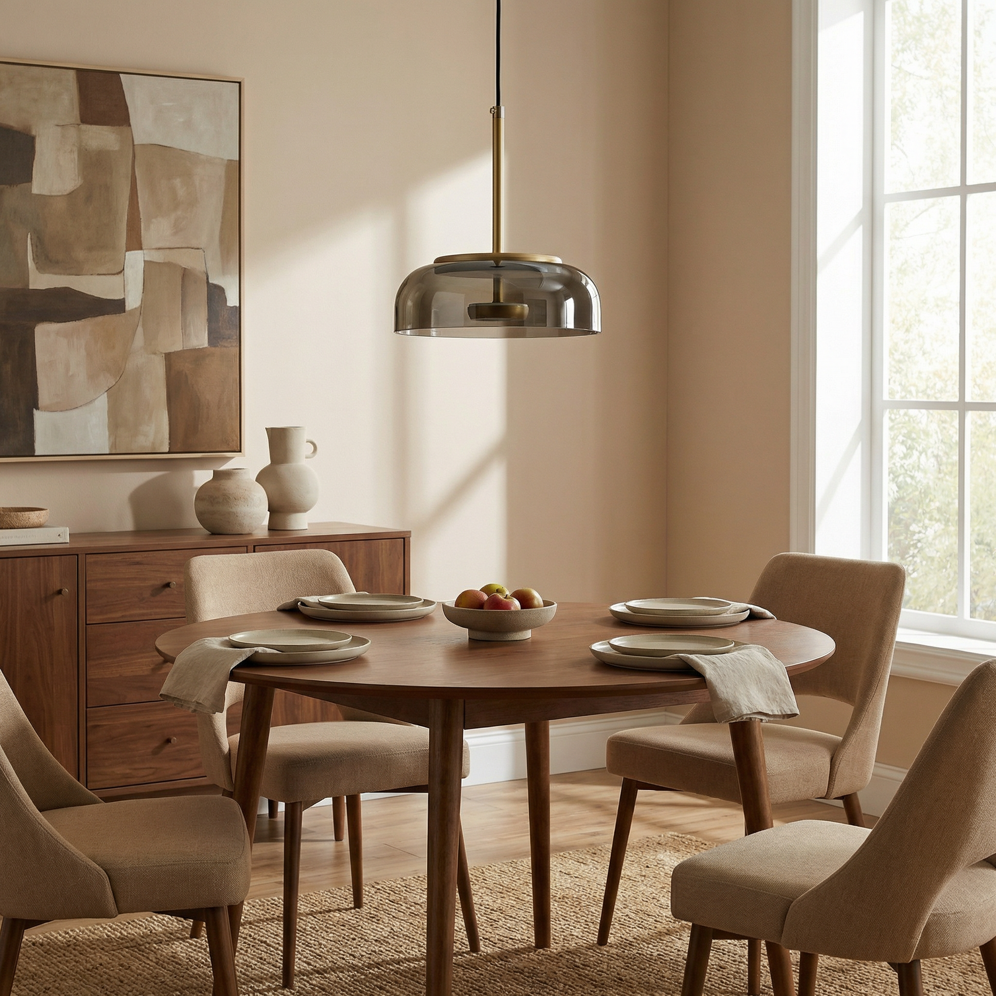 Suspension Moderne en Verre et Aluminium Forgé – Luminosa