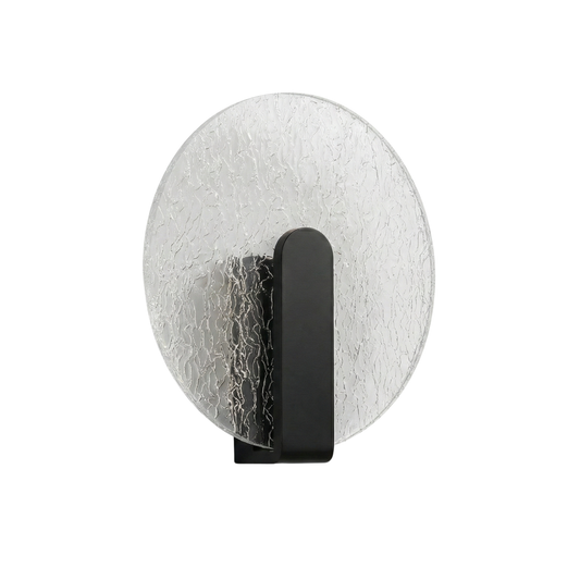 Applique noire contemporaine avec éclairage ciblé – Halo