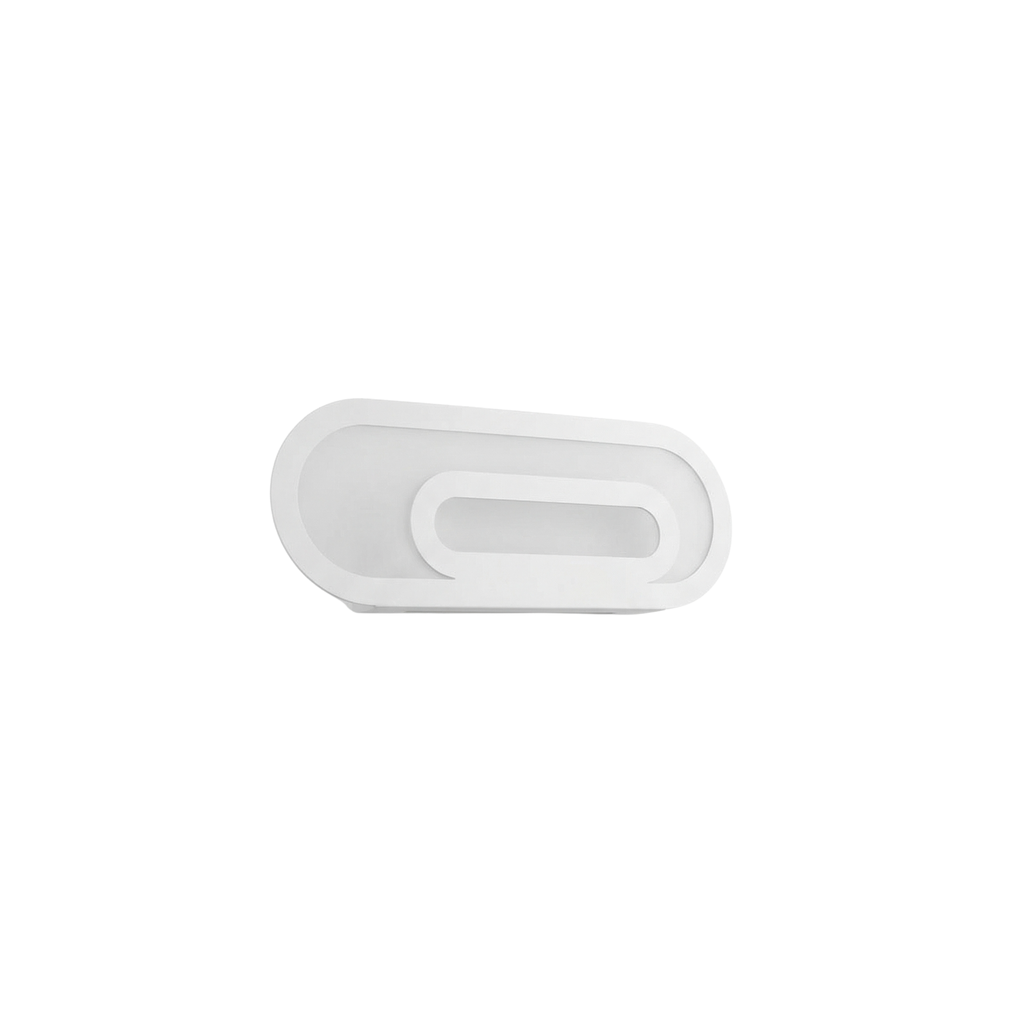 Aplique mural blanco minimalista salón – Modelo Arvenia