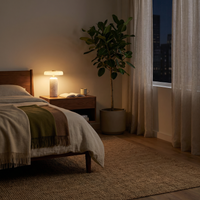 Lampe de table LED en marbre pour chambre – Novaluce