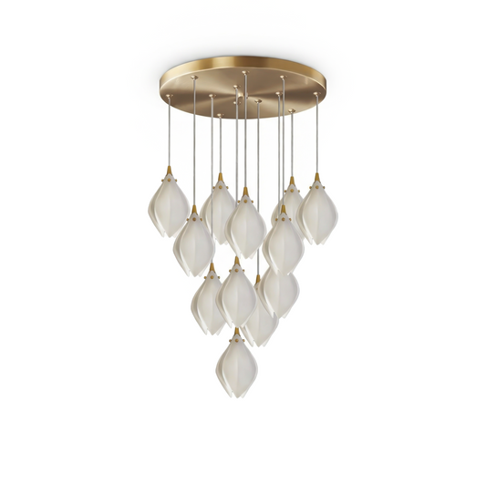 Suspension en verre moderne pour salon – Solistar