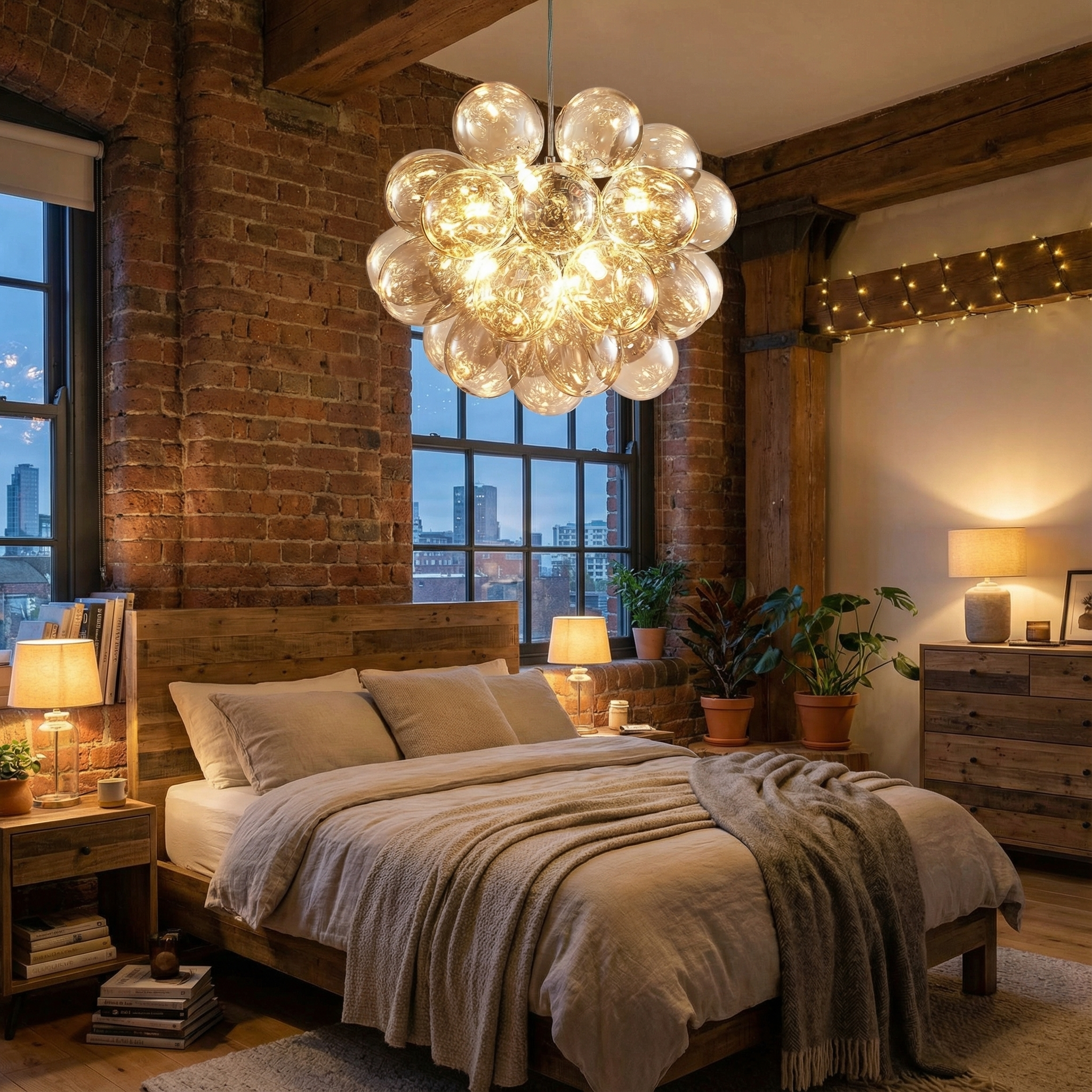 Lustre Orbalique vue détail | Luxarmonie