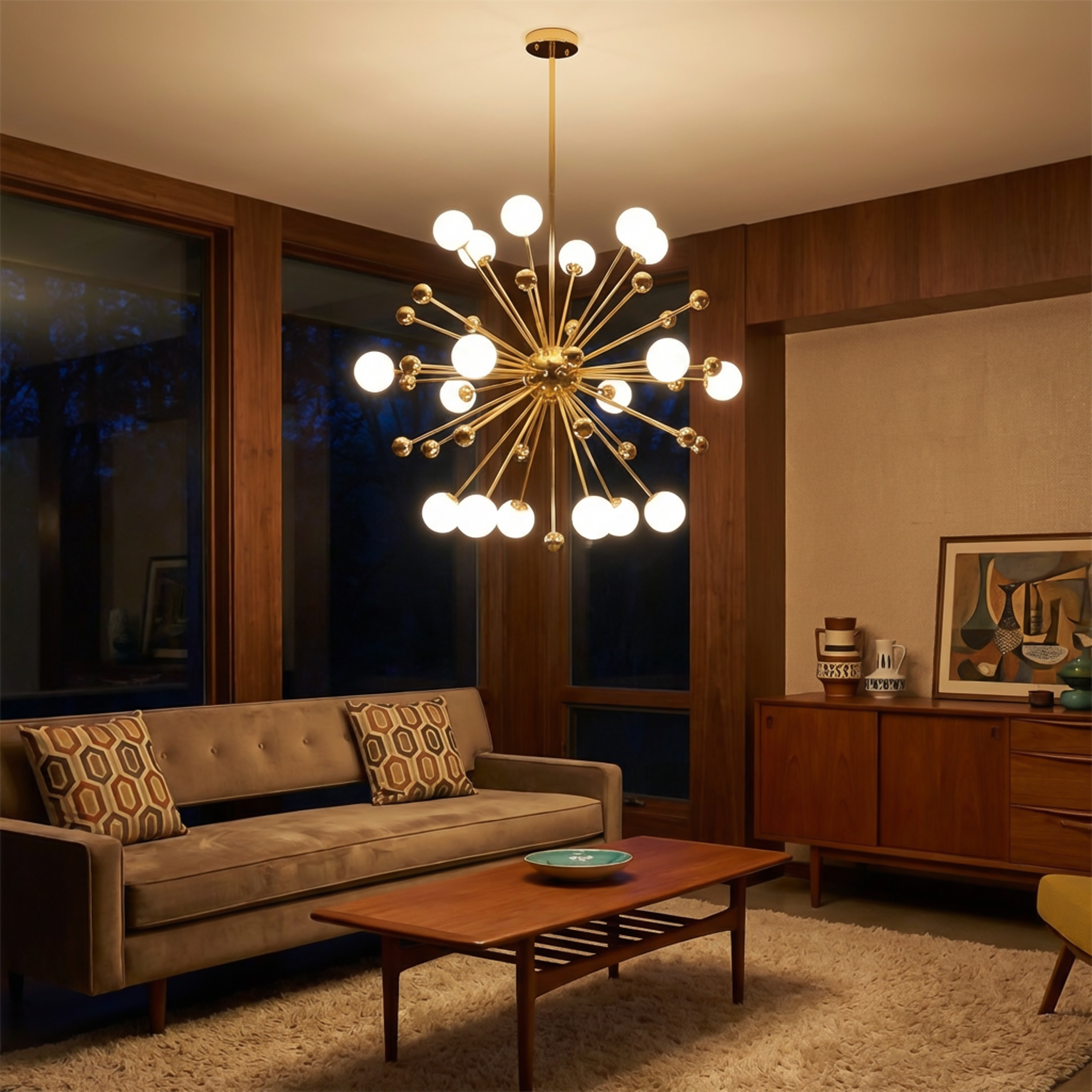 Constellation Ceiling Light Elegant Geometric Structure – Astrae