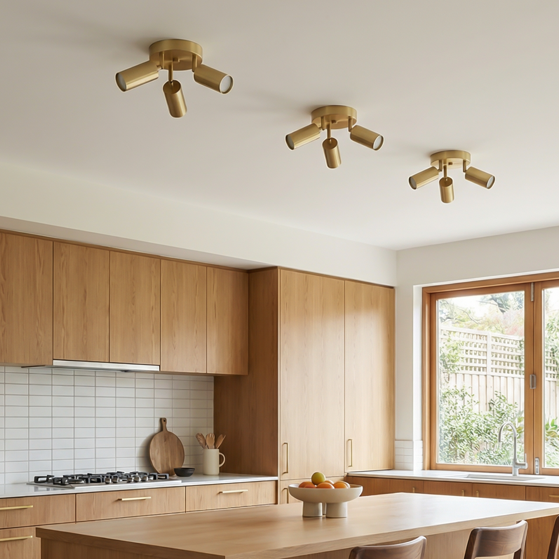 Plafonnier Laiton vue ambiance | Luxarmonie