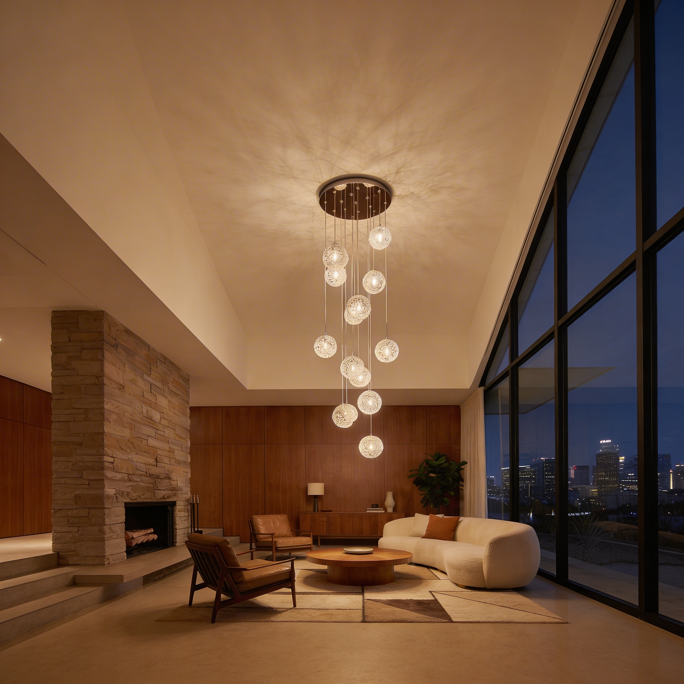 Suspension Chic Finition Or & Diffuseur en Verre – Veloria