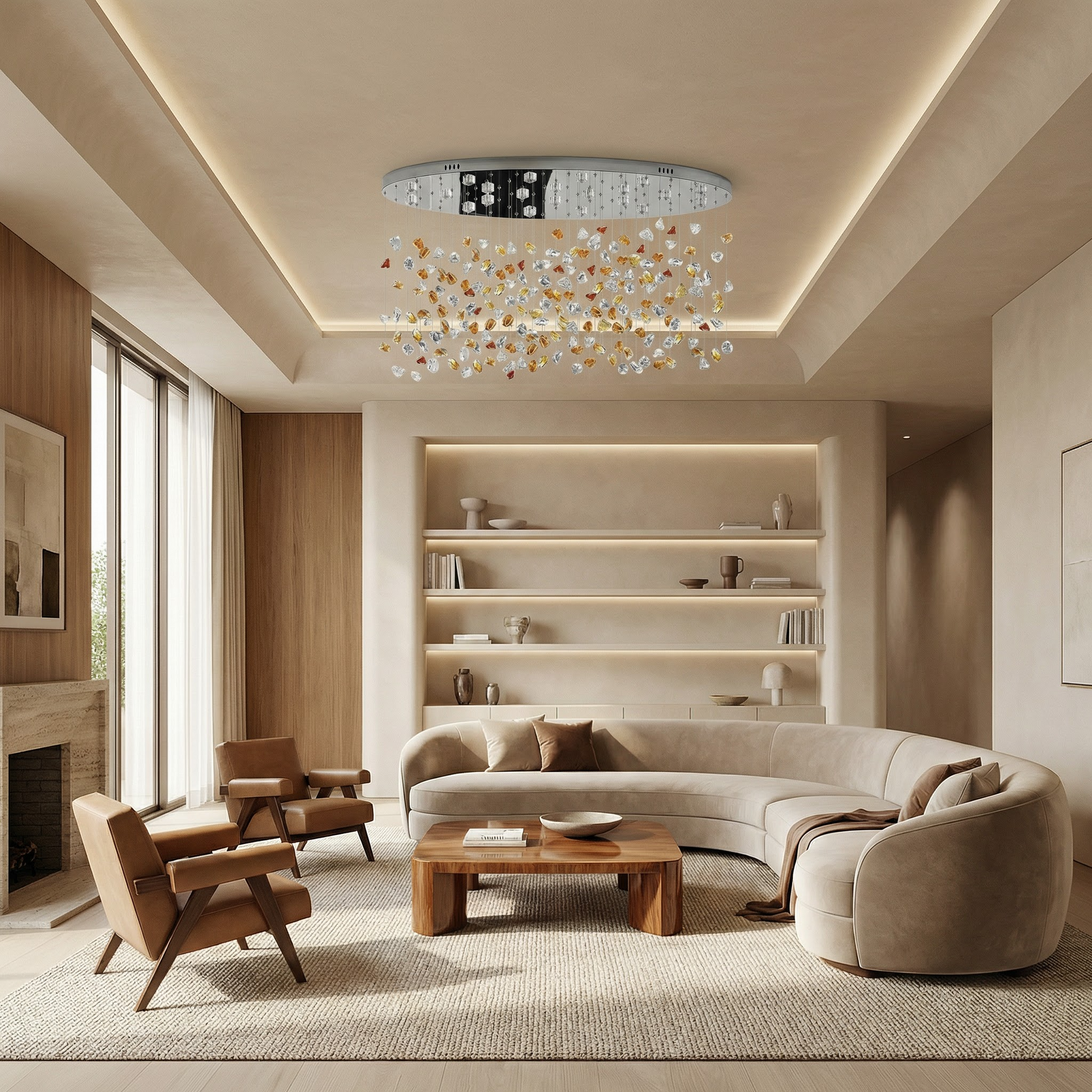 Lustre Cristallisea vue ambiance | Luxarmonie