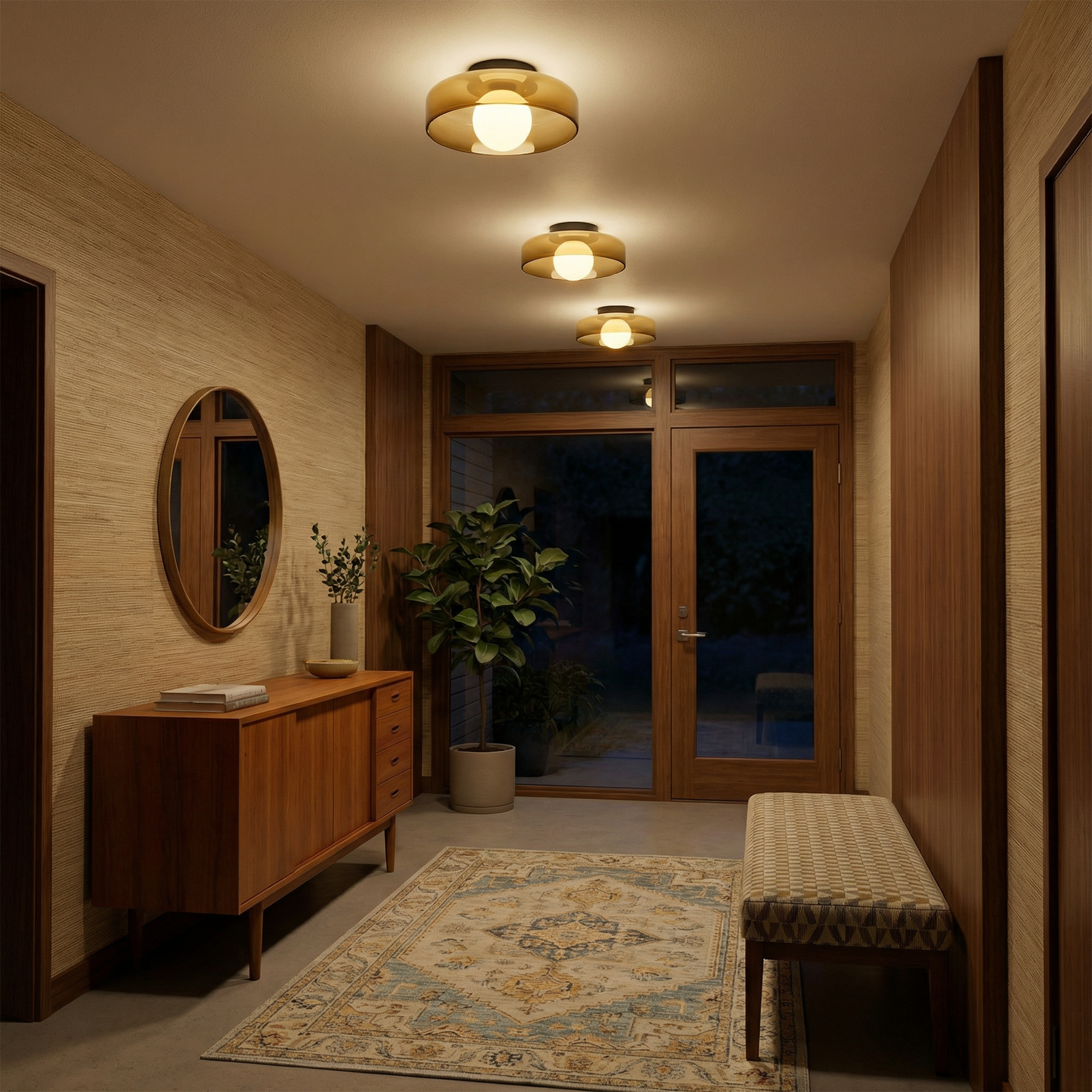 Plafonnier Orbique vue détail | Luxarmonie