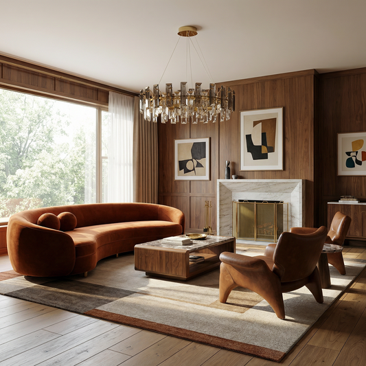 Lustre Doré Cristal Délicat Lumière Enveloppante – Kovo