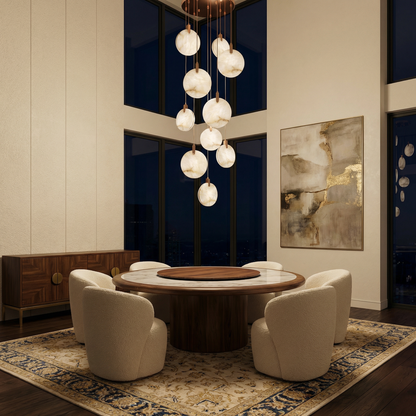 Chandelier Marmo Detail View | Luxarmonie