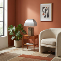 Lampe de Chevet Dimmable Contemporaine Finition Luxe et Matériaux Nobles – Luma