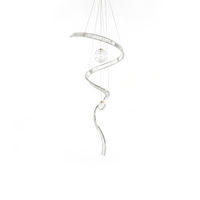 Suspension en cristal moderne pour salons – Crystella